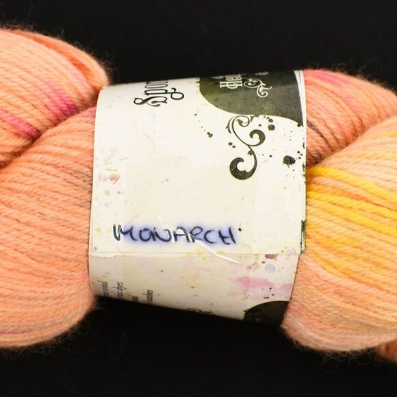 Hedgehog Fibres Sporty Merino Yarn 17.5mic Merino Wool Hand-Dyed Monarch - Picture 4 of 4